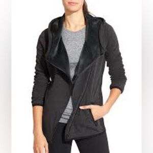 Athleta Easy Cozy Karma Asym Hooded Jacket Size Small